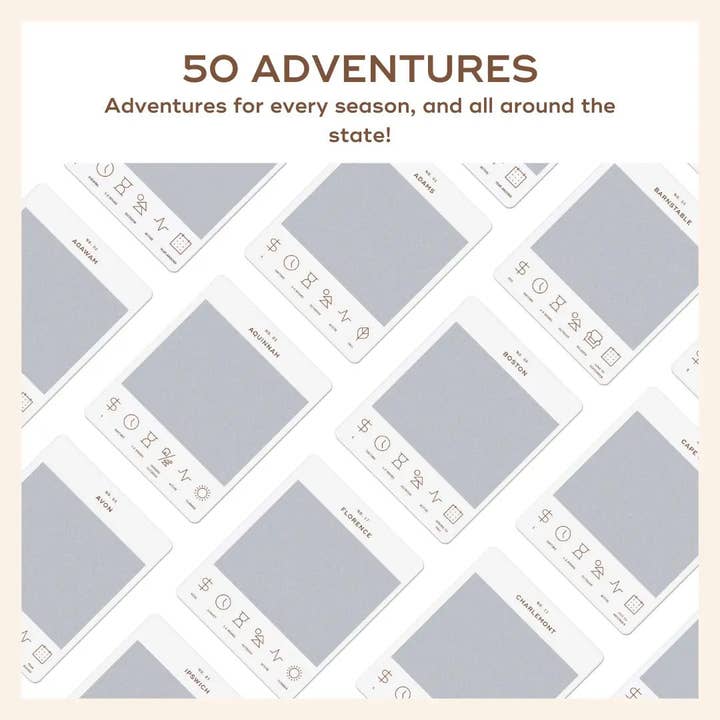 Reach International Outfitters - Wholesale Card Game - Massachusetts Adventure Bucket List7