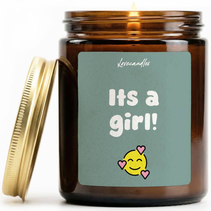 Vaniljdoftljus - Det är en flicka! för wholesale av Lovecandles