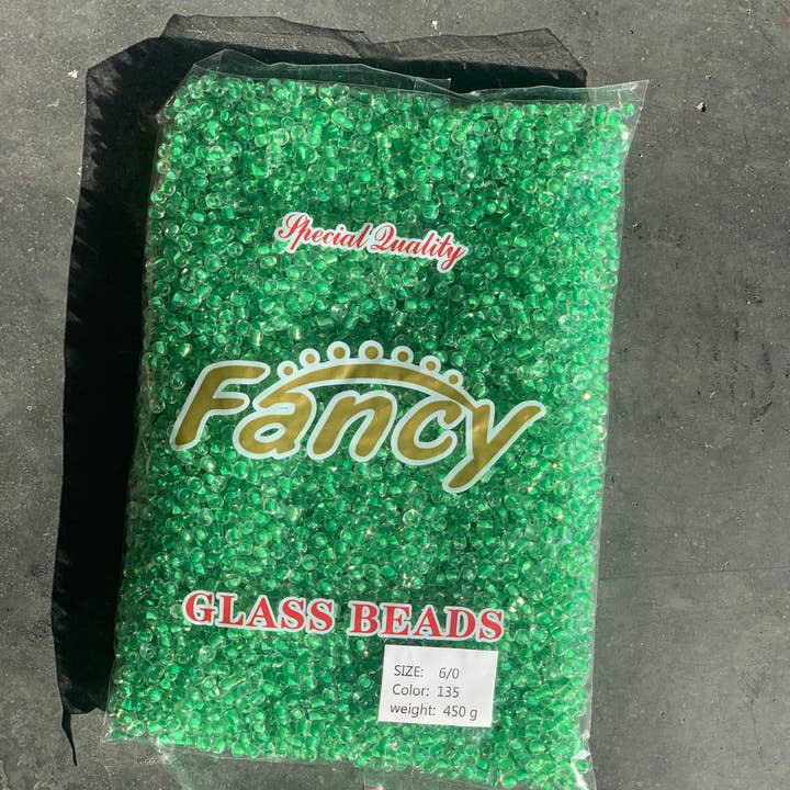 MaddieMayShop - Wholesale Beads - 6/0 Glass Seed Beads~ 450 Grams, SEED BEADS BULK14