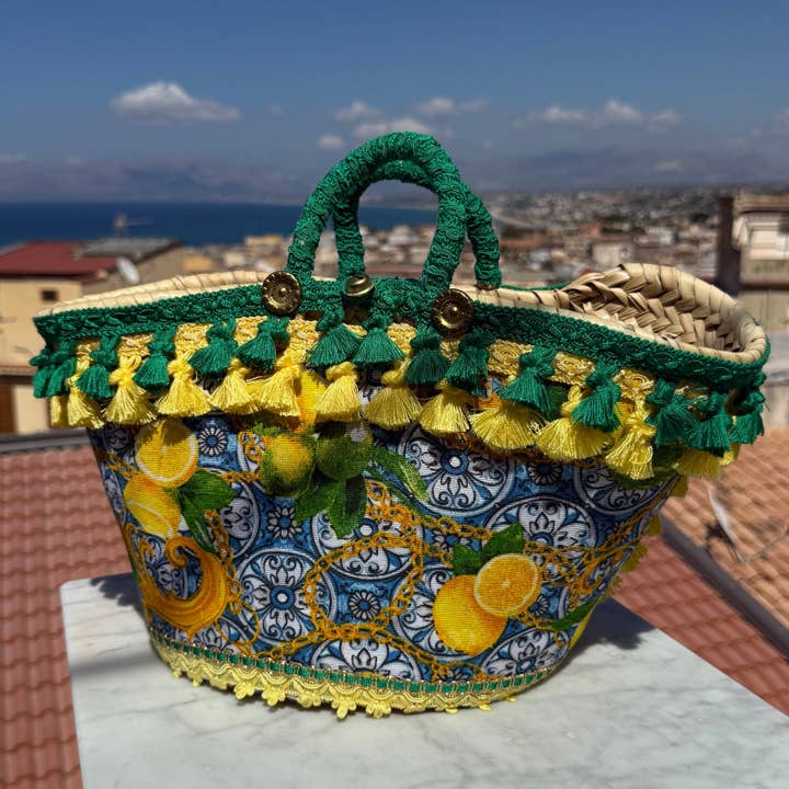 Regina Limoncello Sueños Sicilianos Coffa para venta al por mayor de Oriana Lamarca Designs