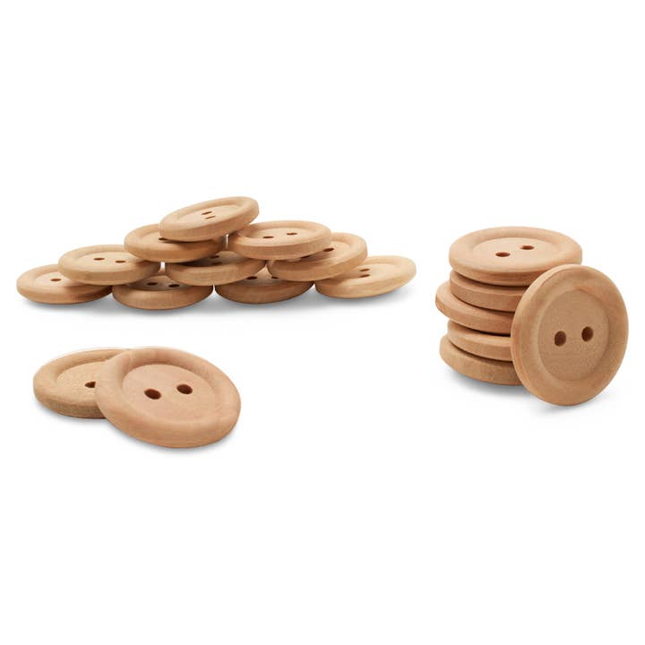 Woodpeckers Crafts - Wholesale Craft Supplies - Wood Buttons1