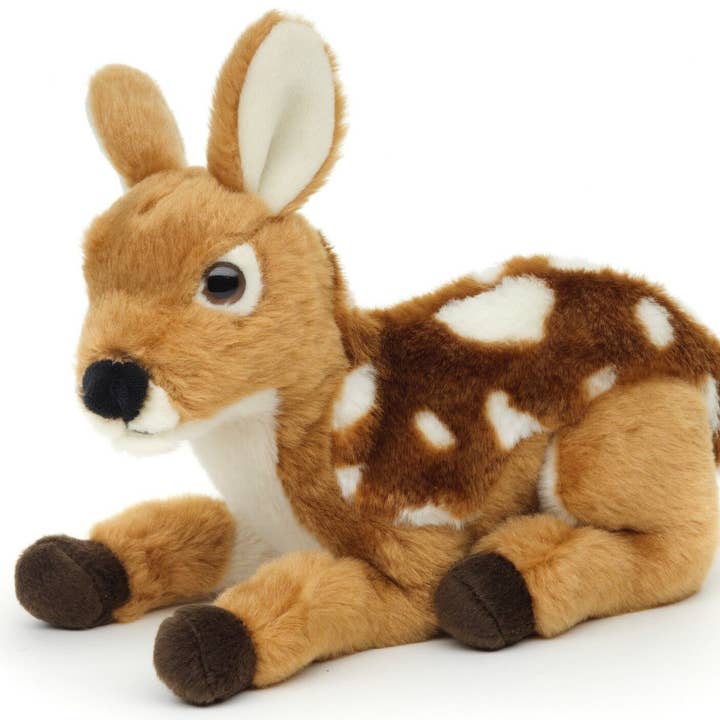 Uni Toys - Wholesale Stuffed/Plush Toy - Kids & Baby - Fawn lying down - 17 cm (length) - cuddly/plush toy0