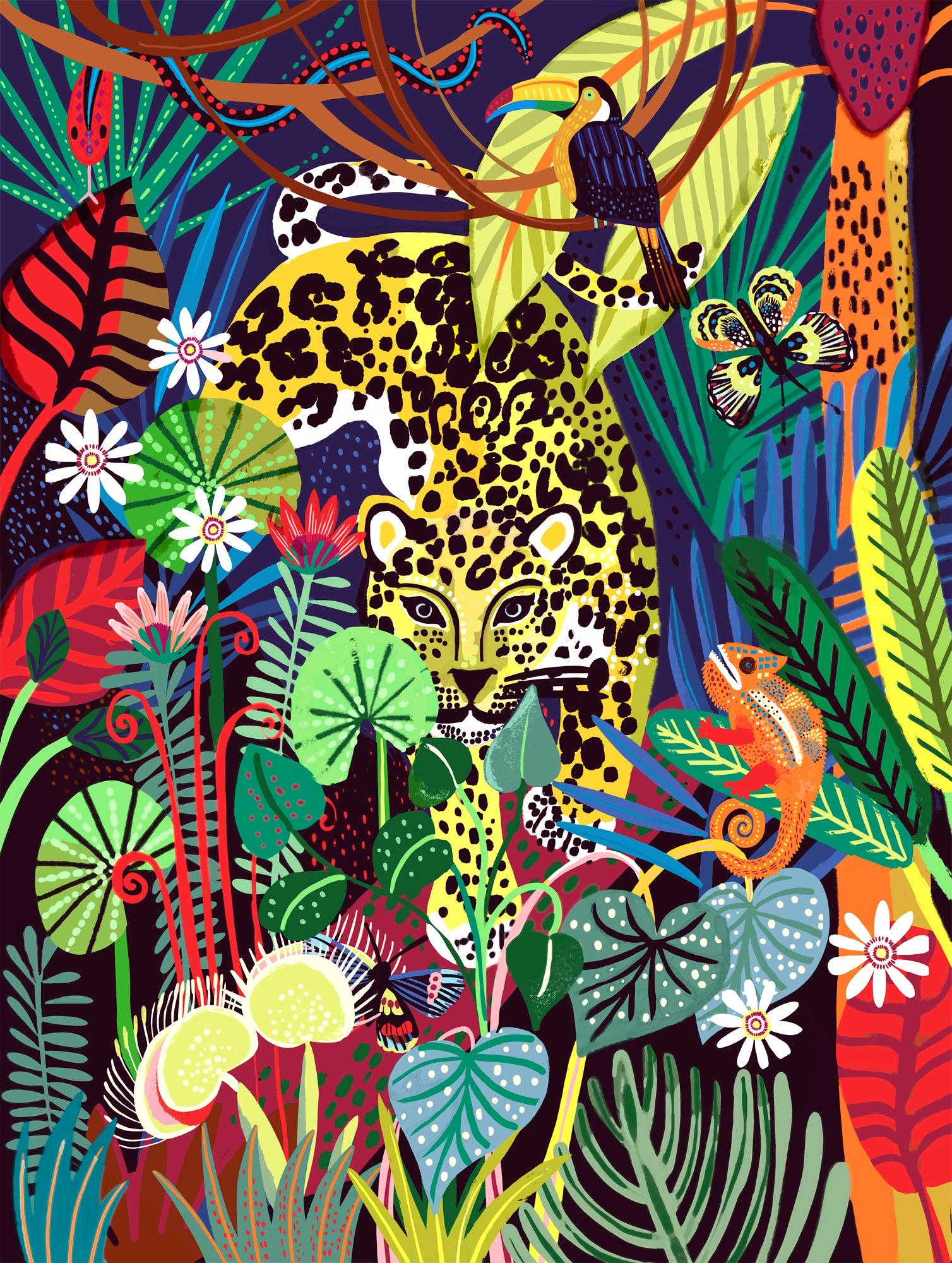 Anja Jane - Wholesale Art Print - Jaguar Mother Art Print1