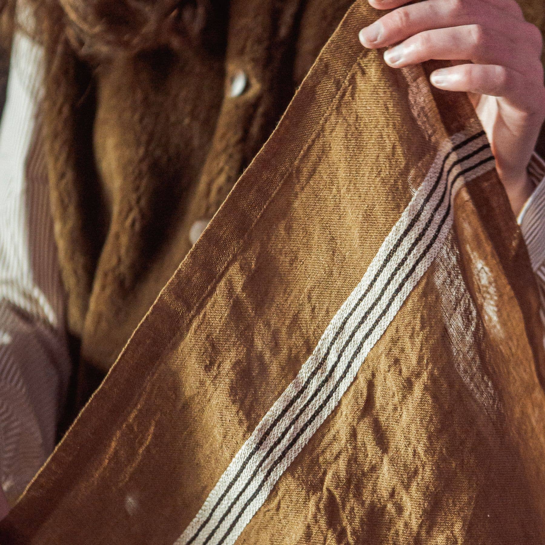 Libeco Home - Wholesale Dinner & Cloth Napkin - The Locomotive Stripe Napkin Stripe 42x42cm2