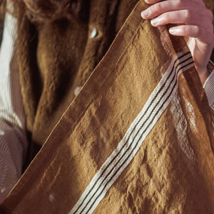 Libeco Home - Wholesale Dinner & Cloth Napkin - The Locomotive Stripe Napkin Stripe 42x42cm2