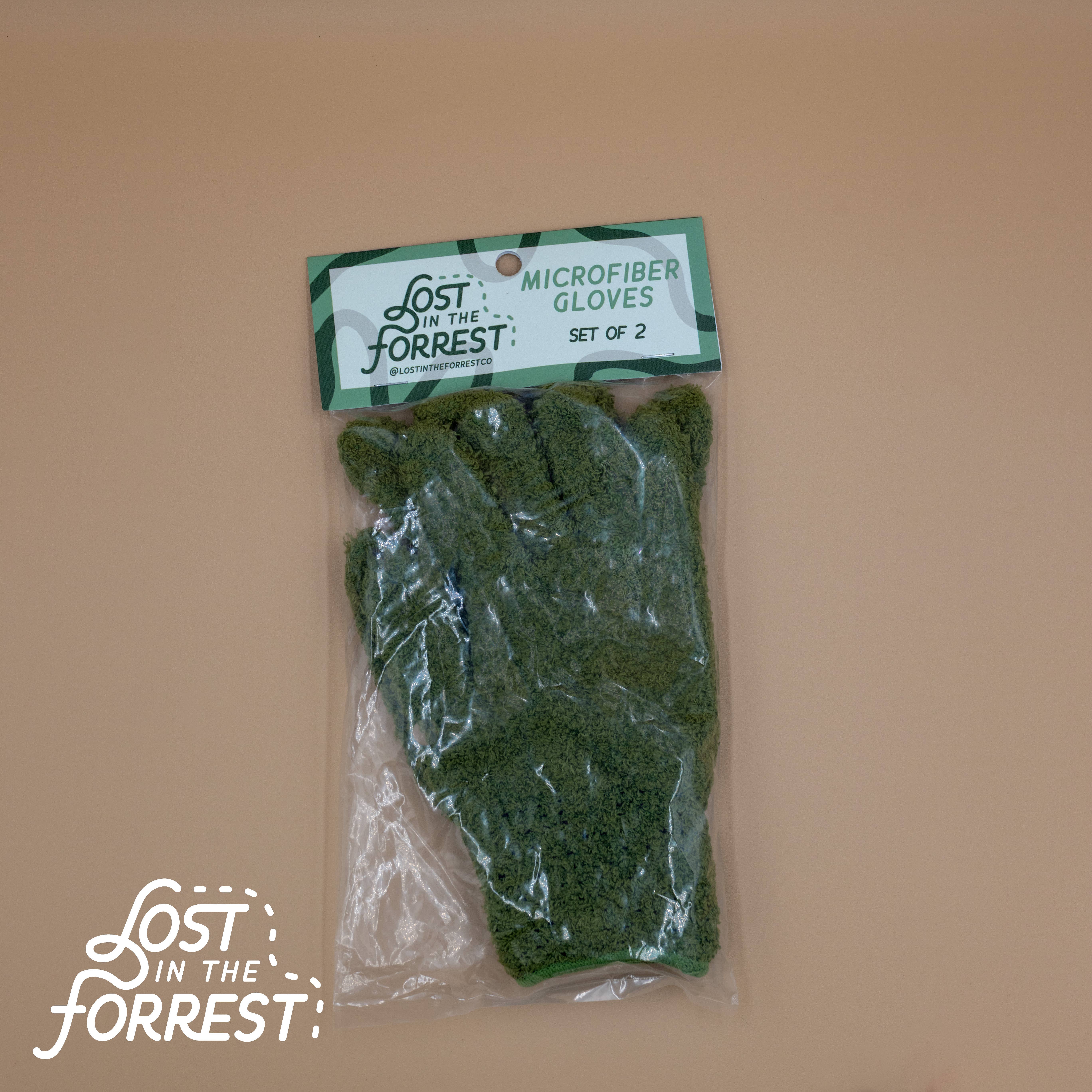 Lost in the Forrest - Wholesale Garden Gloves - Microfiber Glove (Pack of 2)1