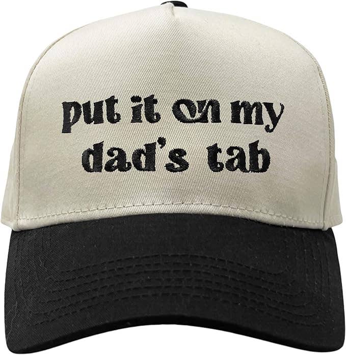 Funky Junque - Wholesale Baseball Cap - Kids - Kids/Baby Two Tone Vintage Cap - Put It on My Dad's Tab