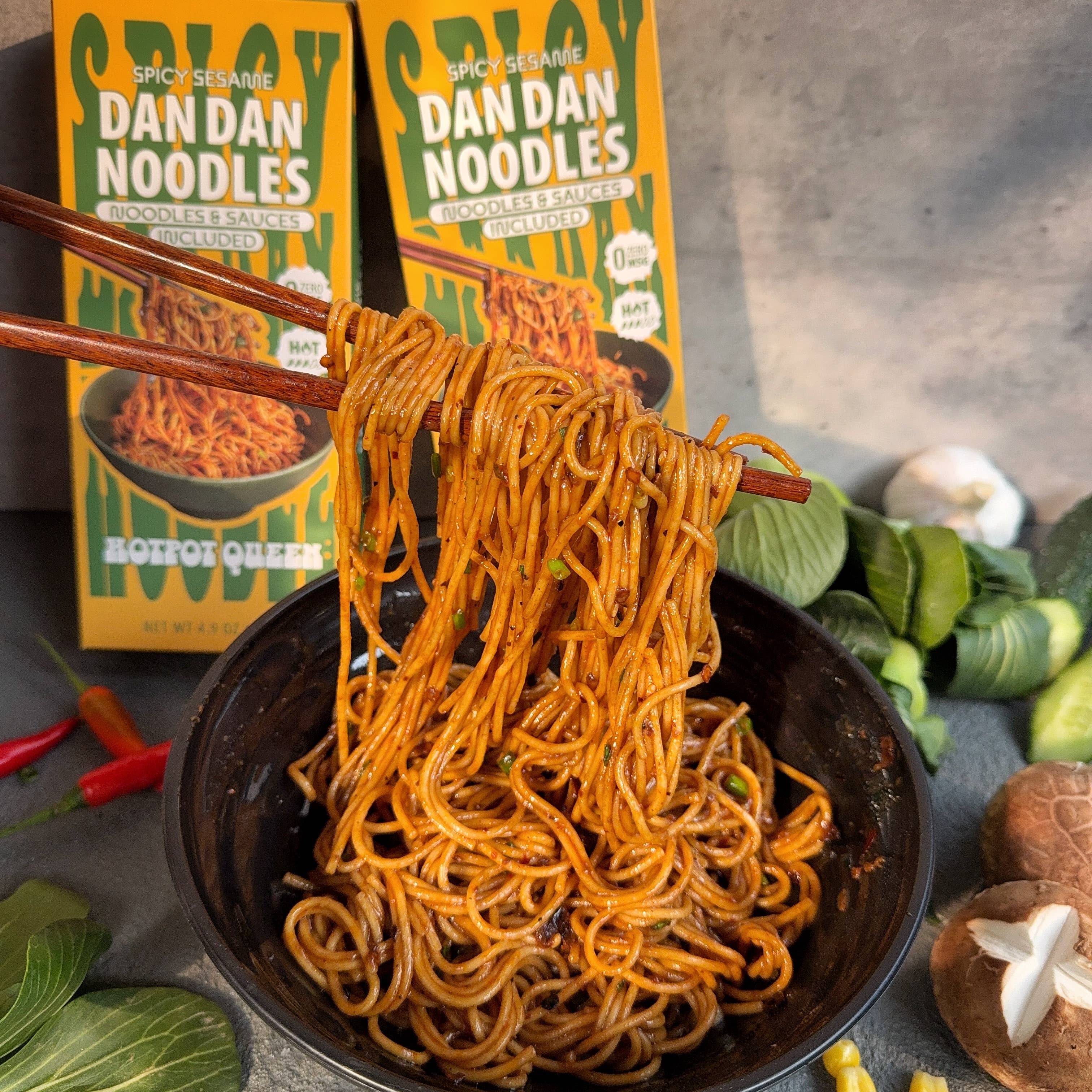 Hotpot Queen - Wholesale Pasta - Spicy Sesame Dan Dan Noodles-STREET FOOD FLAVOR 4.9 OZ1