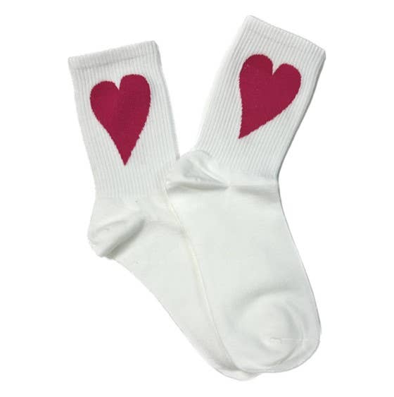 Malibu Sugar - Wholesale Socks - Kids - Heart Socks to show the love! 3 colors available!!4