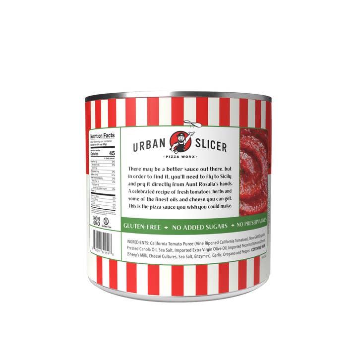 Urban Slicer Pizza Worx - Wholesale Sauce - FOOD SERVICE Pizza Sauce #10 Cans (8lbs cans, very LARGE)2