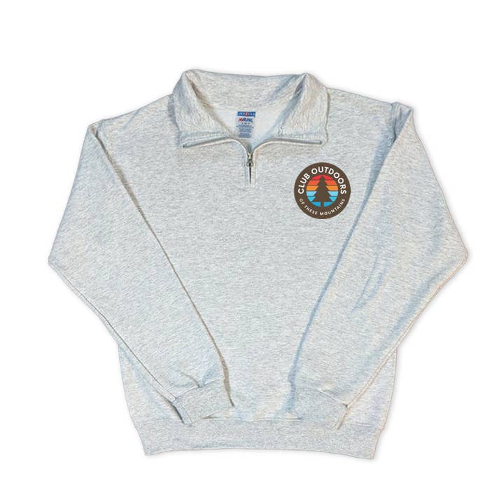 Club Outdoors Quarter-Zip Sweatshirt for wholesale by Of These Mountains
