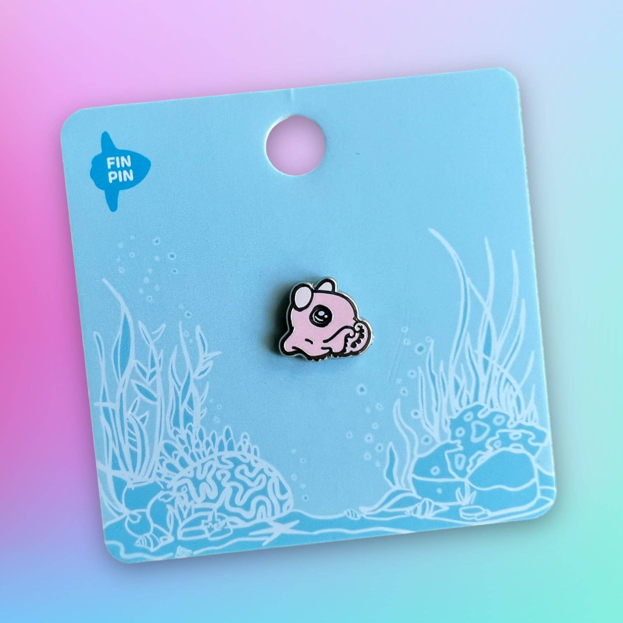 Fin Pin Shop - Wholesale Lapel Pin/Button - Flapjack octopus enamel pin