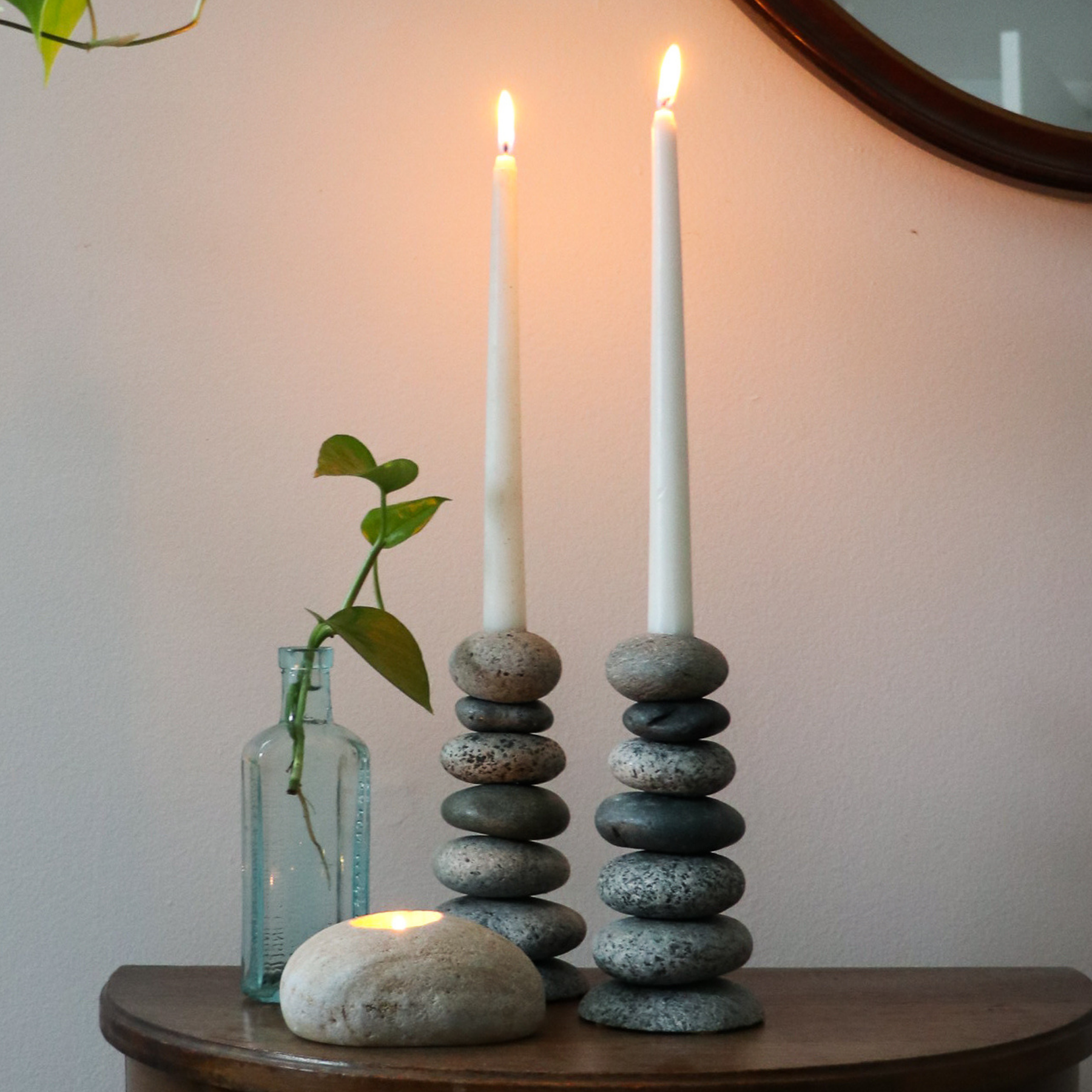 Funky Rock Designs - Wholesale Candle Holder - Cairn Candlesticks1