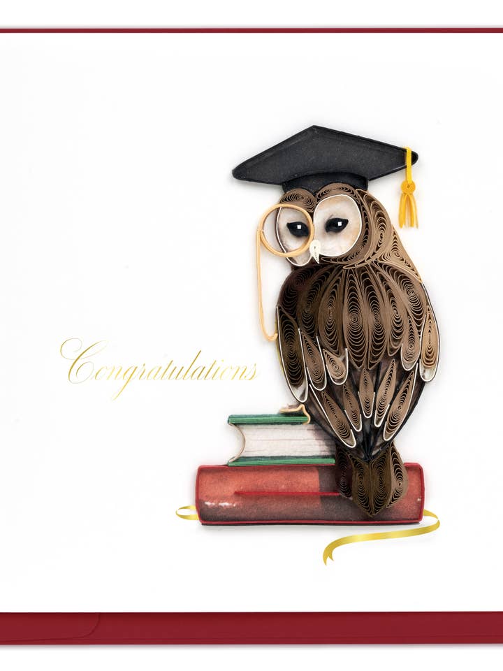 Examen Uggla för wholesale av Quilling Card