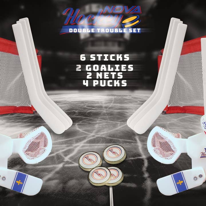 Double Trouble Nova Hockey Set for wholesale by Nova Hockey