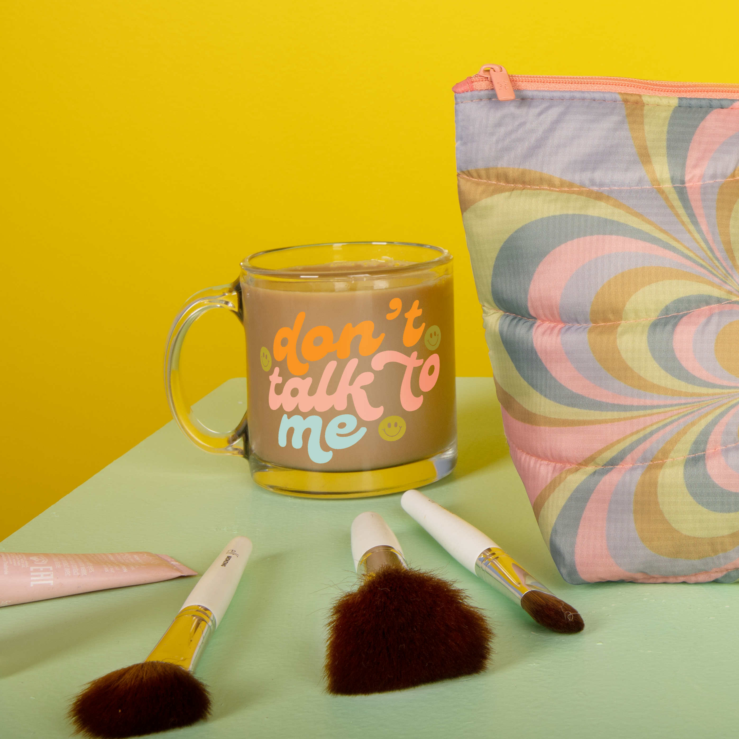 Talking Out of Turn - Wholesale Coffee Mug - New! Clear Glass Mugs (Topseller!)18