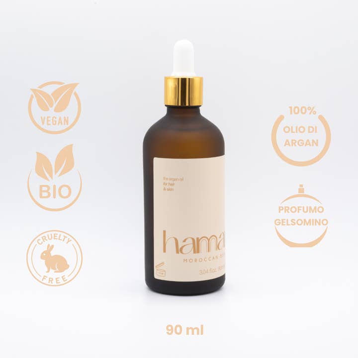 Hamane Moroccan Beauty - Wholesale Bath/Body Oil - Argan Oil4