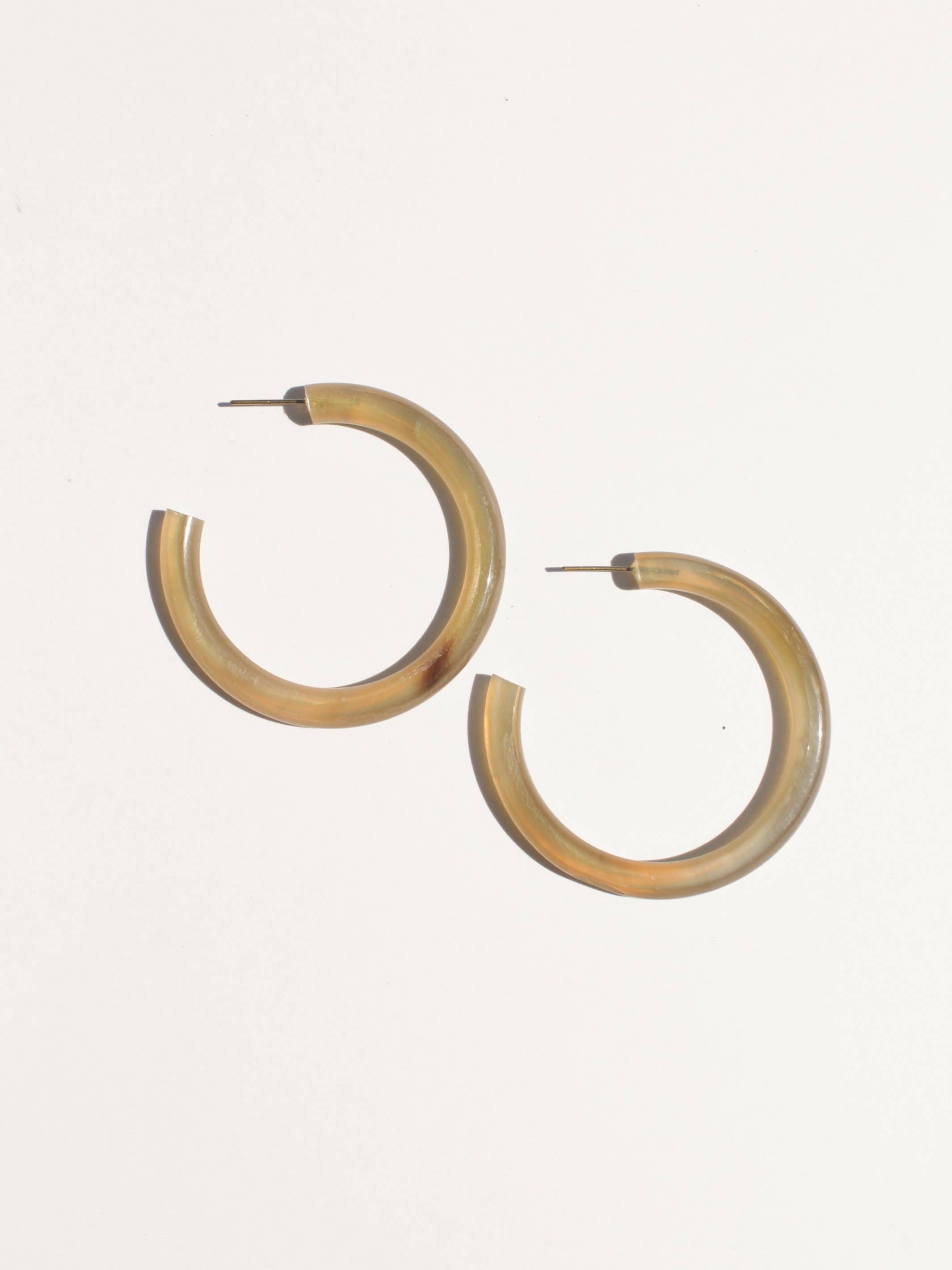 Rover & Kin - Wholesale Hoop Earrings - Horn Essential Hoops0