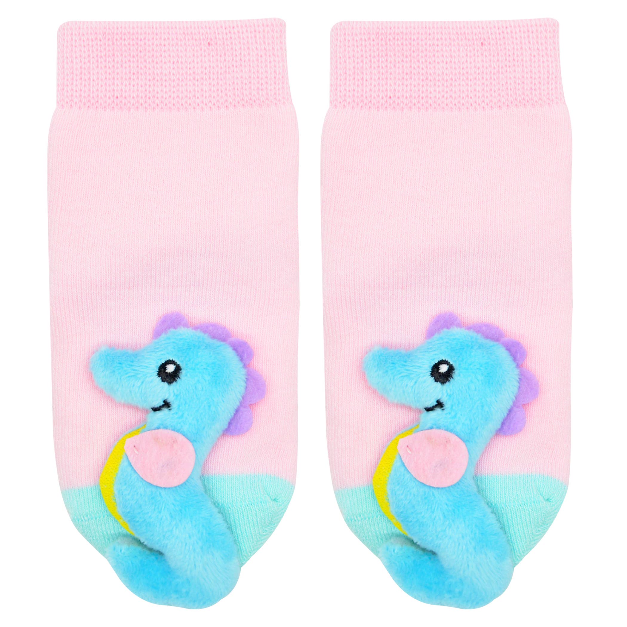 Boogie Toes – wholesale Socks – baby – Seahorse Boogie Toes Rattle Socks1