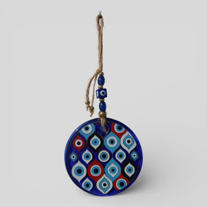 Ond öga väggbonad, husbeskydd, heminredning stor väggbonad Nazar Boncuk Mal De Ojo - Multi ond öga mönster för wholesale av Guzel Handcrafts