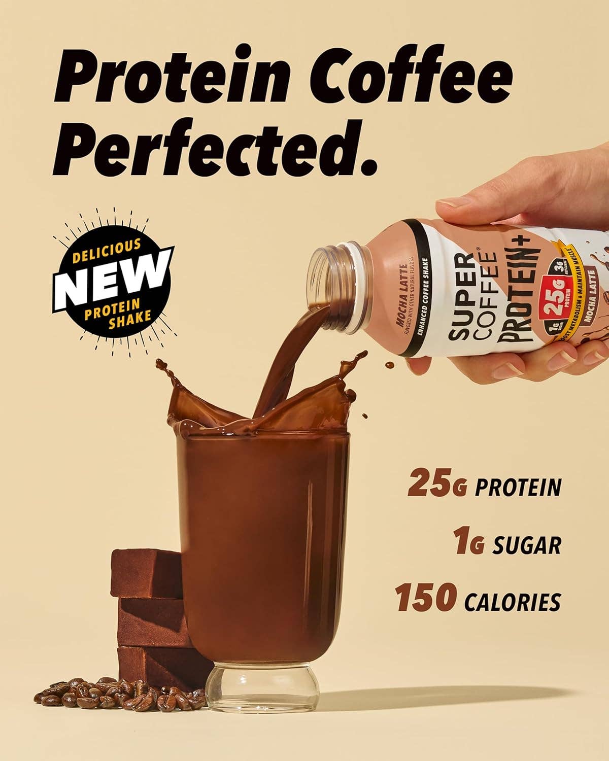 Oasis Snacks - Wholesale Iced Coffee/Cold Brew - SUPER COFFEE Enhanced Shake Protein+, 12oz4