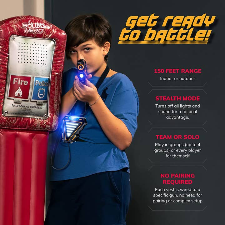 Squad Hero - Wholesale Electronic Toy - Kids & Baby - Rechargeable Laser Tag Set light Force Edition
