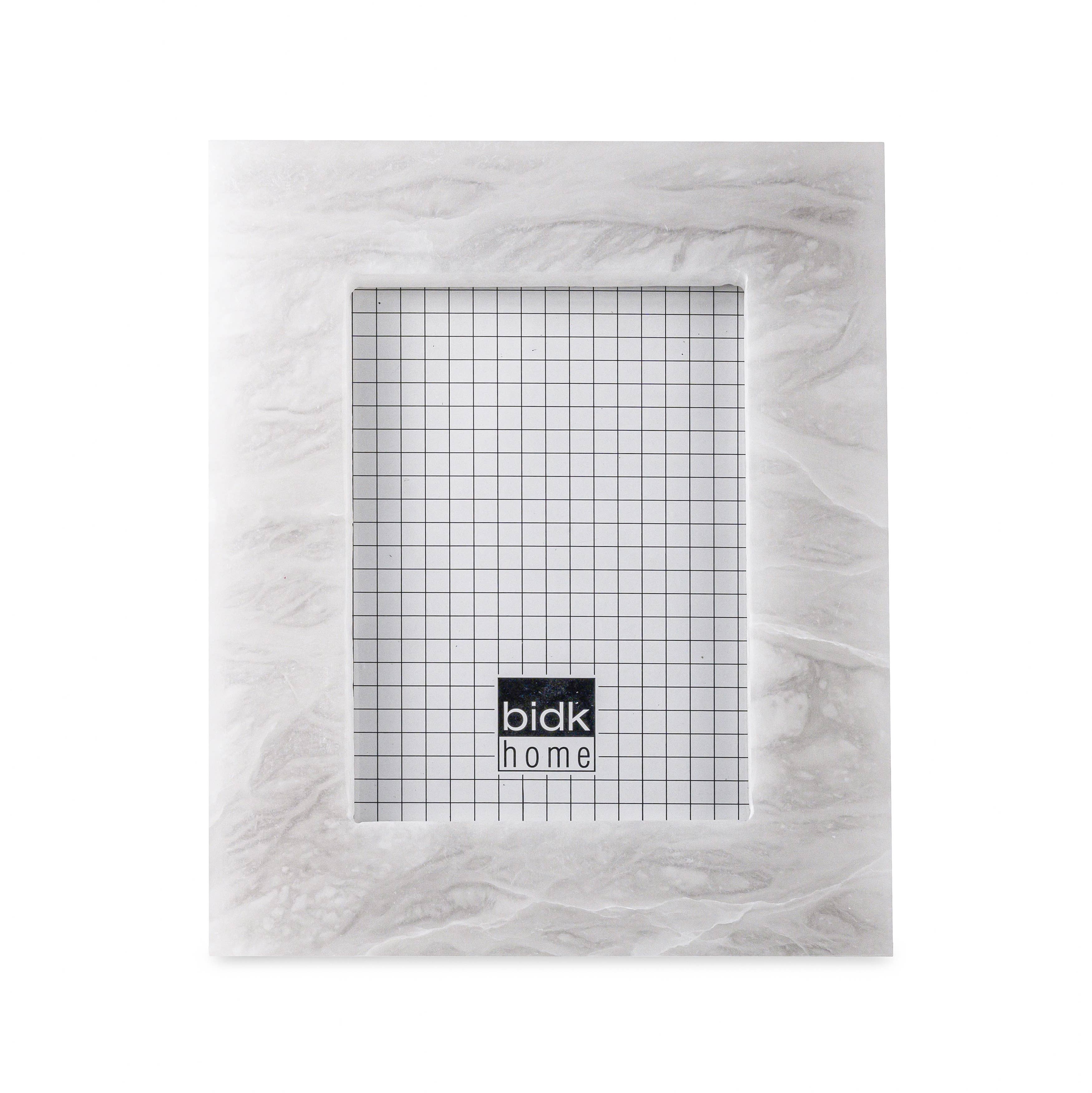 BIDKhome - Wholesale Picture Frame - LP White Marble Photo Frame for 4"x6"1