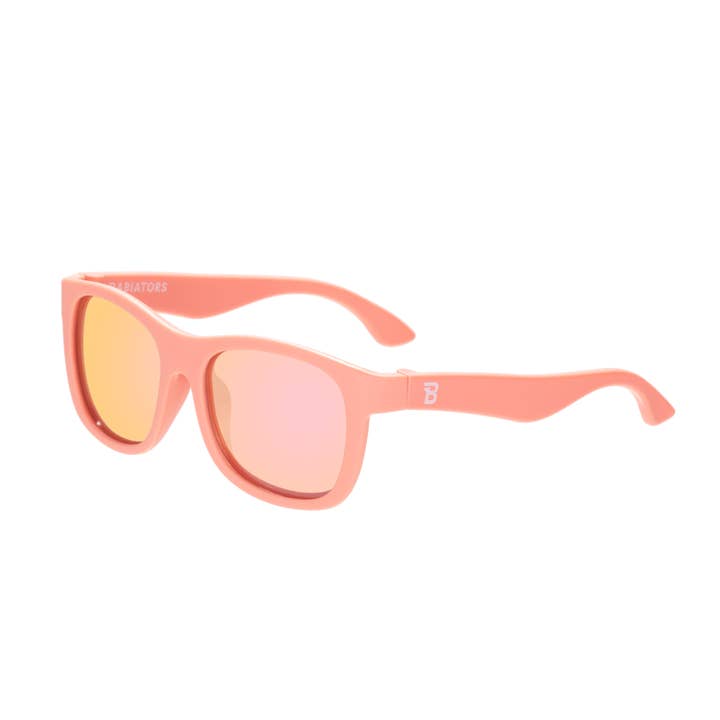 Polarised Navigators - Perfectly Papaya/Peach Mirror and other Purchase Wholesale toy sunglasses. Free Returns & Net 60 Terms on Faire trending on Faire.