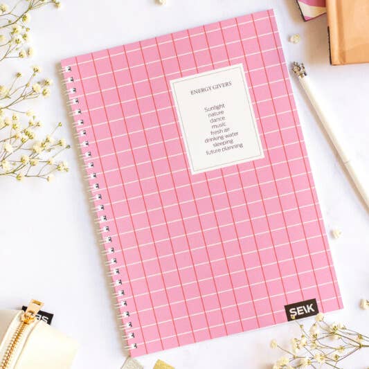 SEIK - Wholesale Notebook - Bullet Journal / Dotted Notebook with spiral binding - Energy