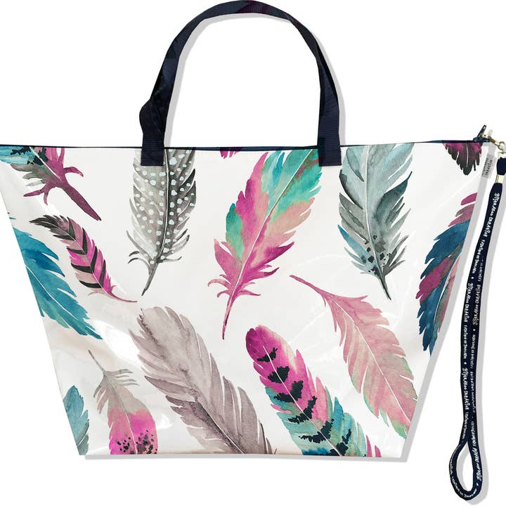 Grand sac voyage, sac week end Plumes pour la vente par BISTRAKOO