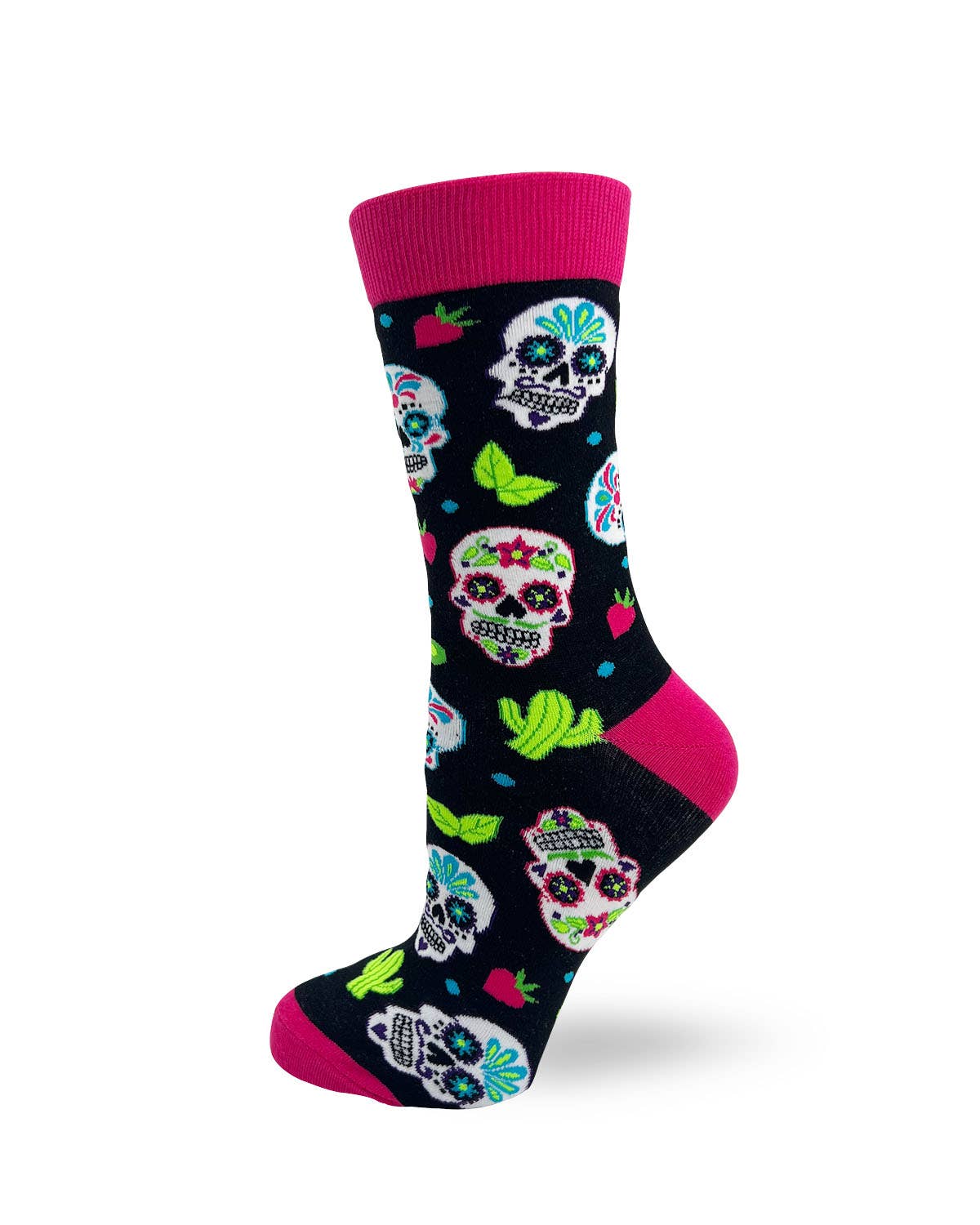 Fabdaz - Wholesale Socks - Women's - Sugar Skull Women's Crew Socks2