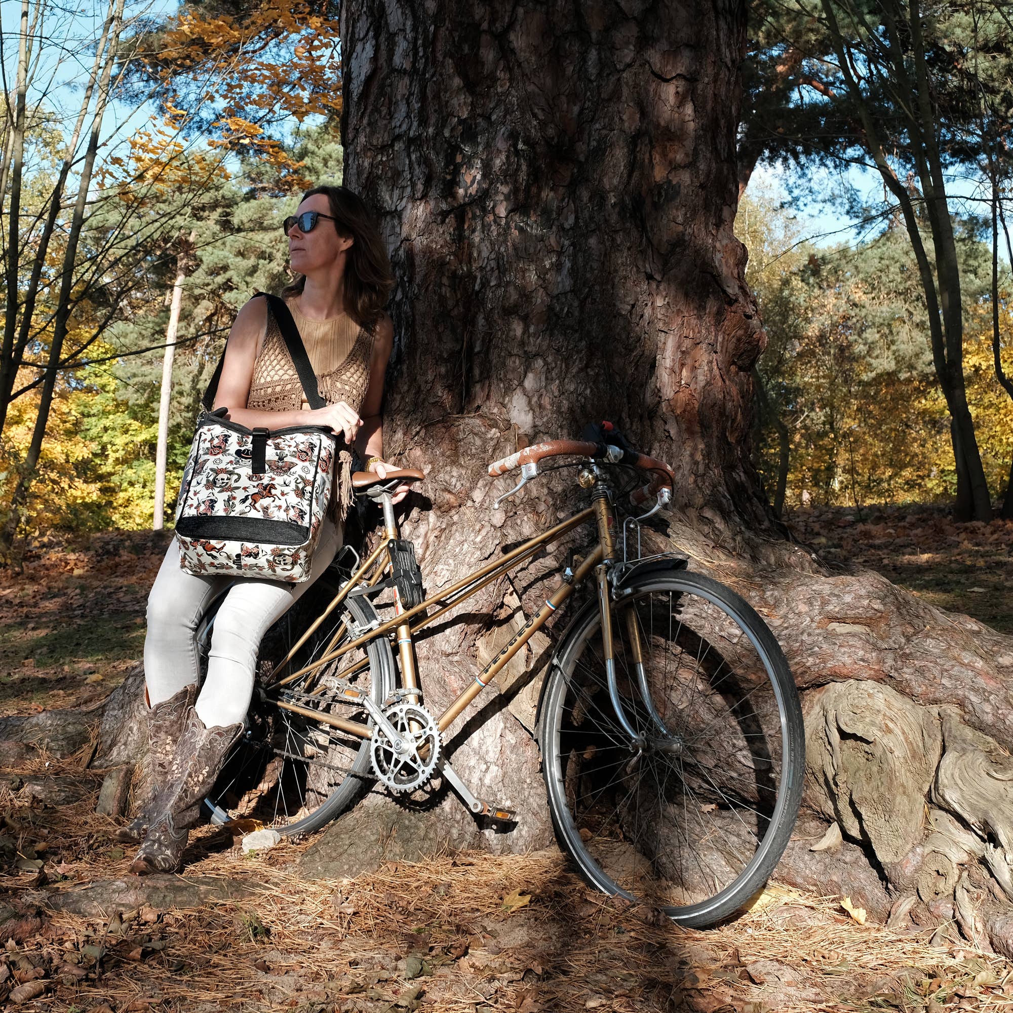 Ikuri - Wholesale Biking Accessories - Bicycle bag for luggage rack single bag cowgirl7