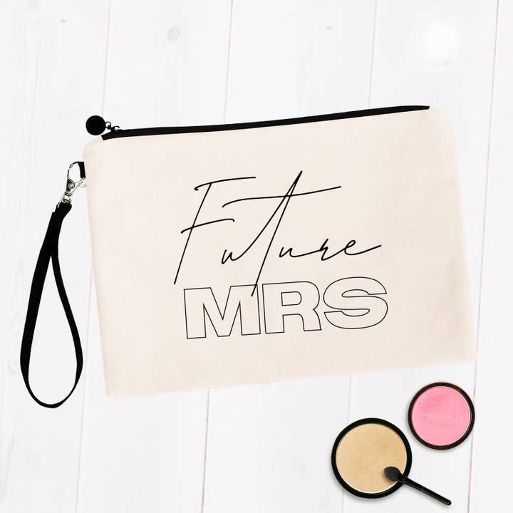 Future Mrs Wedding Makeup Bags for wholesale by SheMugs