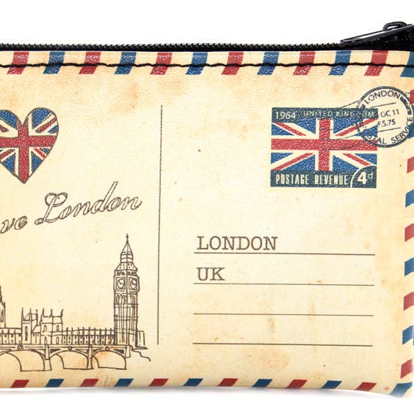 Postkarten-Geldbörse aus London für den Großhandel von Eurostick