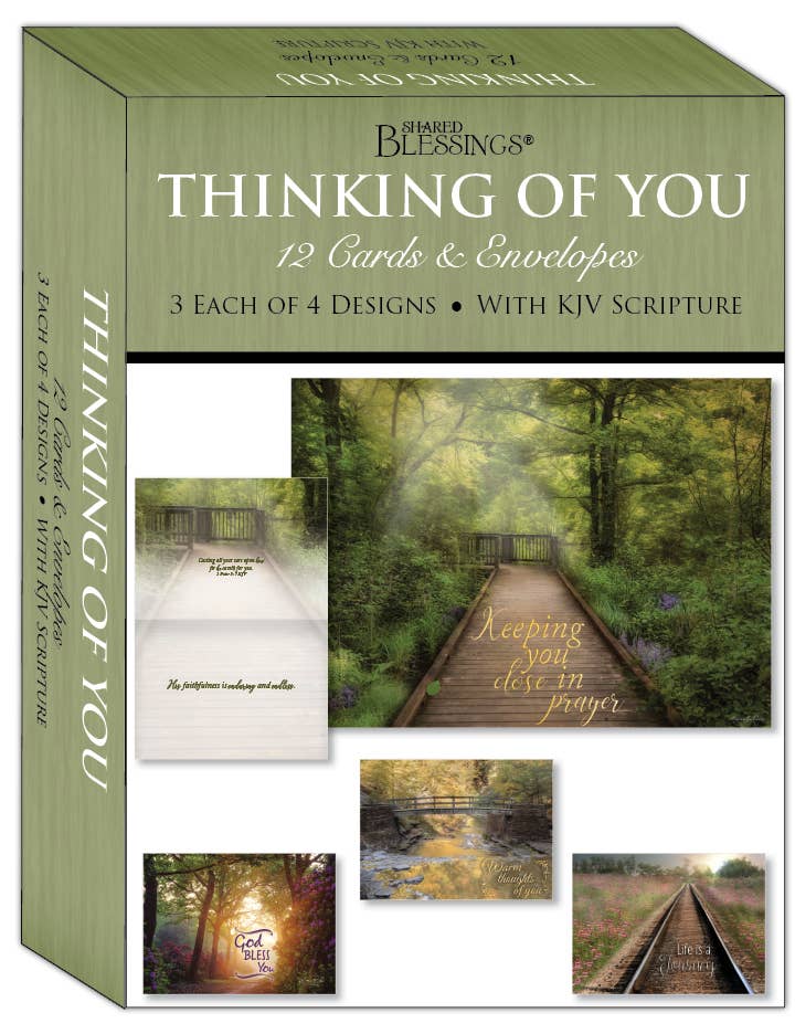 Crown Point Graphics - Wholesale Thinking of You Card - Thinking of You - Peaceful Paths Assorted Boxed Cards1