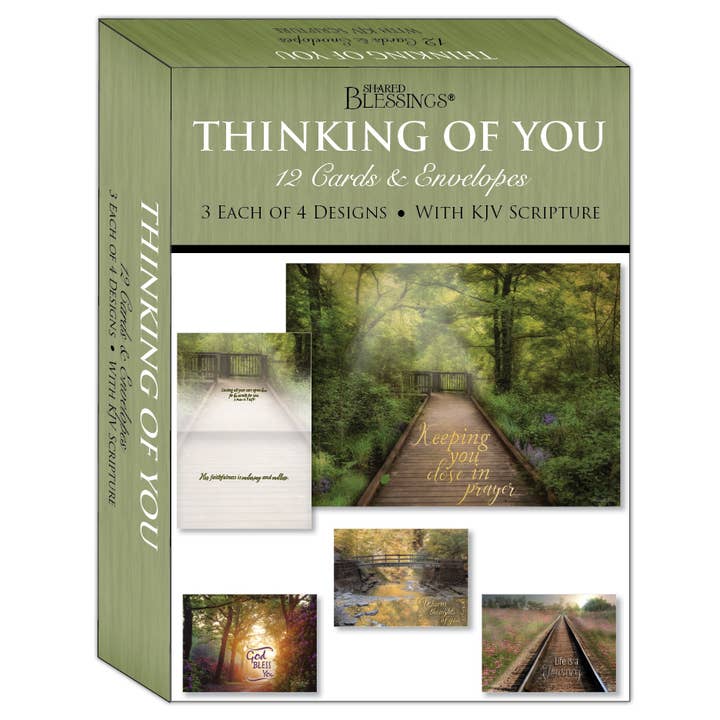 Crown Point Graphics - Wholesale Thinking of You Card - Thinking of You - Peaceful Paths Assorted Boxed Cards1