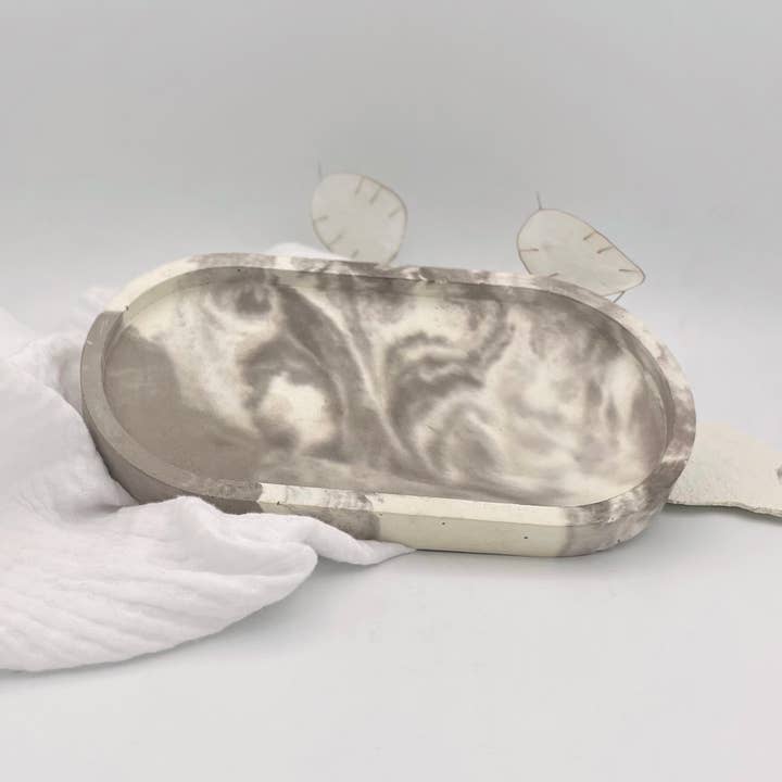 ELIO TRAY — Charcoal for wholesale by Poodré