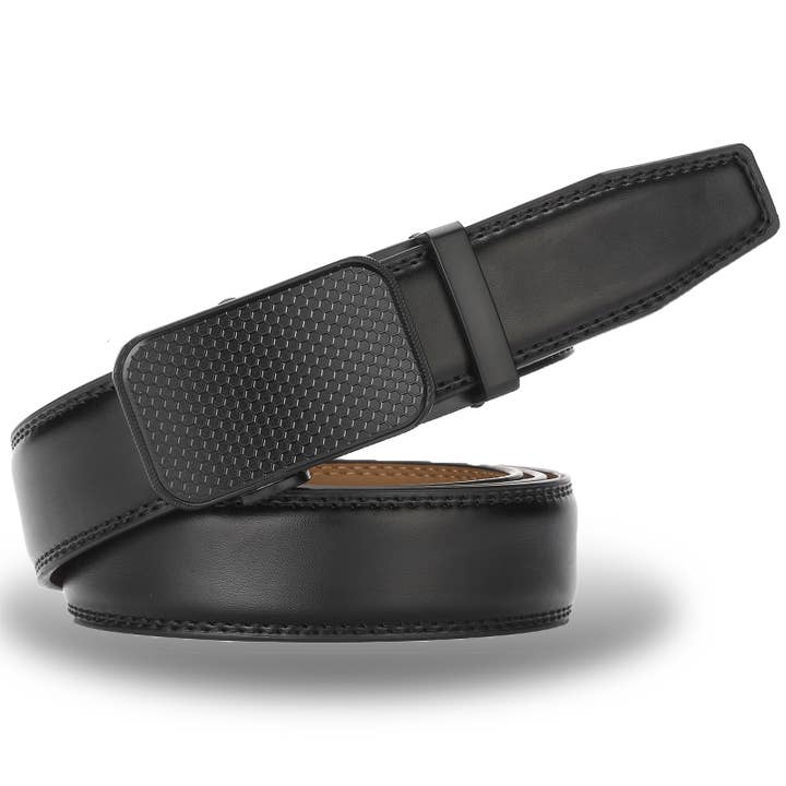 Mio Marino - Wholesale Belt - Men's - Labyrinth Pattern Ratchet Belt