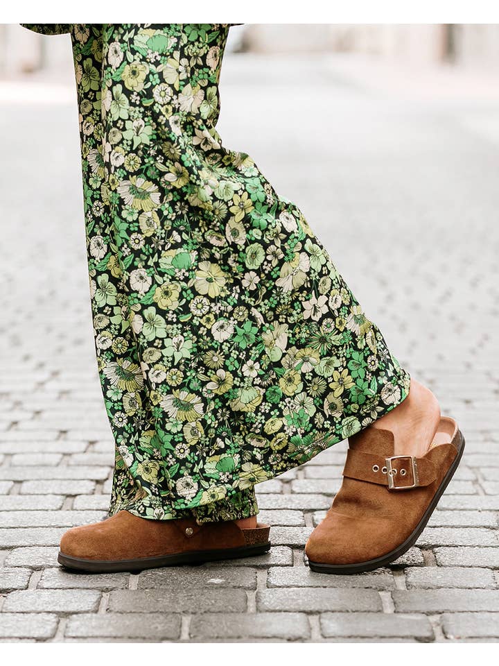 GENUINS - Wholesale Mules - Women's - IZAR VELOUR CAMEL