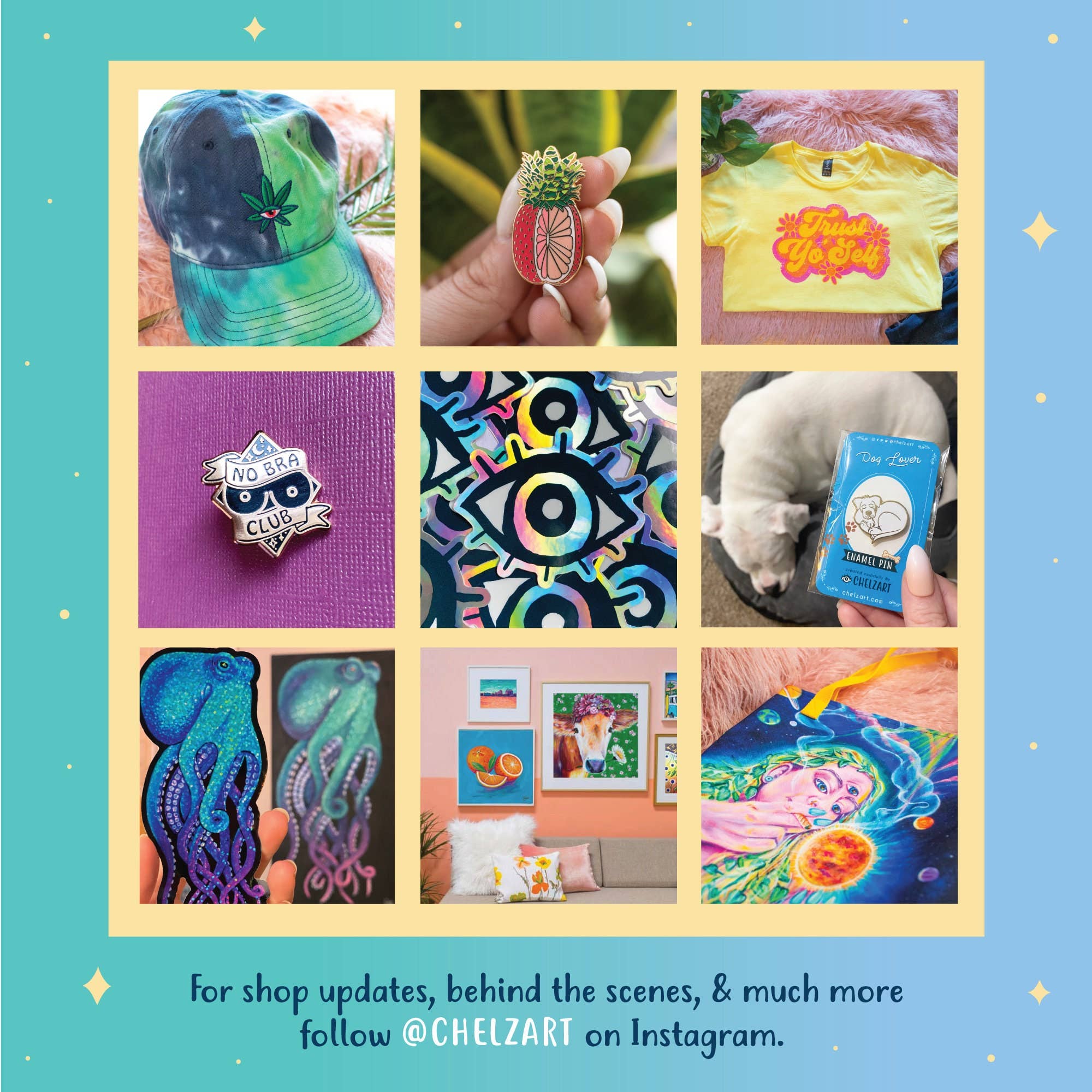 Chelzart - Vendita all'ingrosso Stampa artistica - Stampa artistica della mucca | Decorazione murale colorata della mucca4