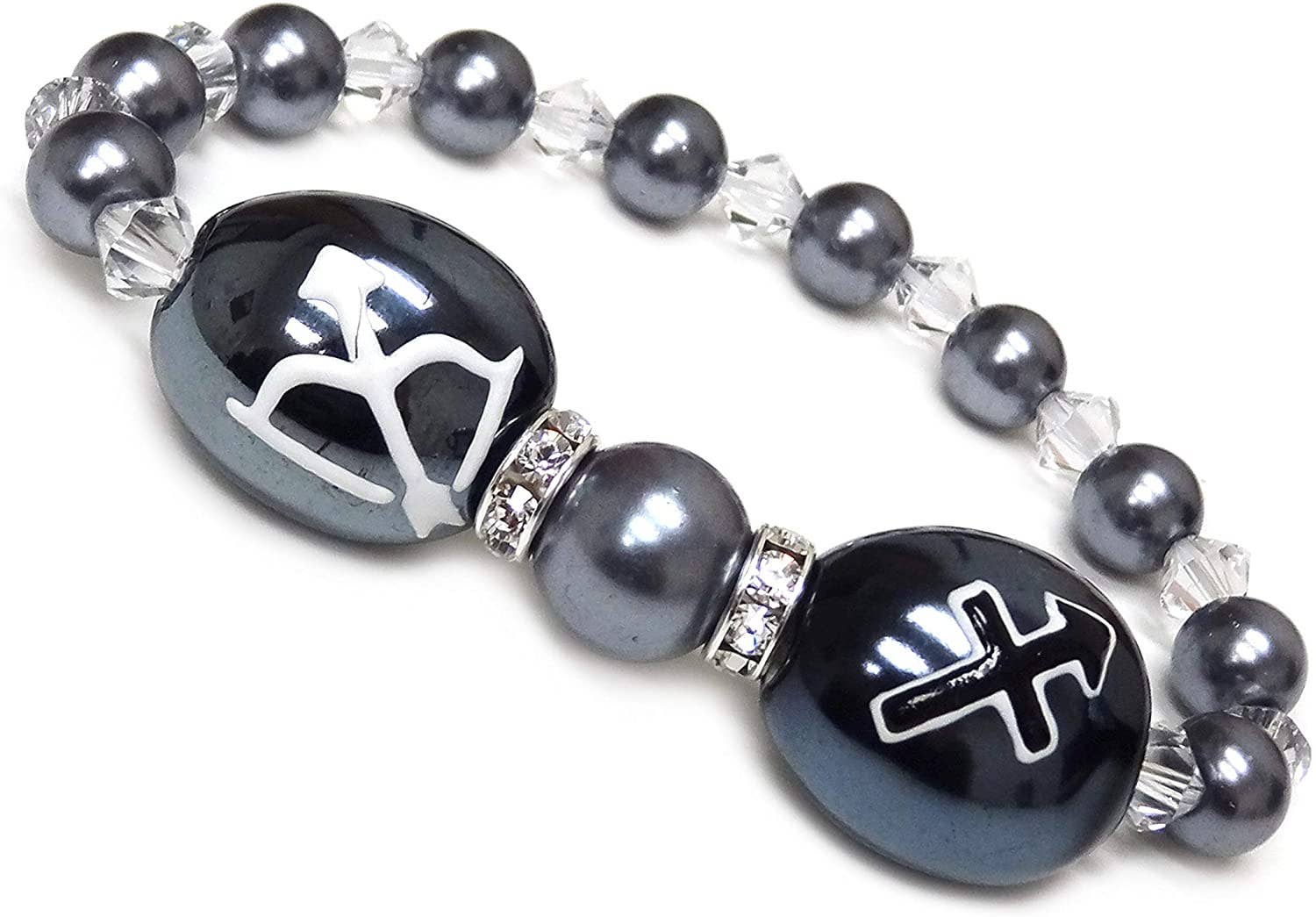 Fiona Accessories – Großhandel Perlenarmband – Sternzeichen Swarovski Perlen Stretch Armband Sternzeichen Schmuck7