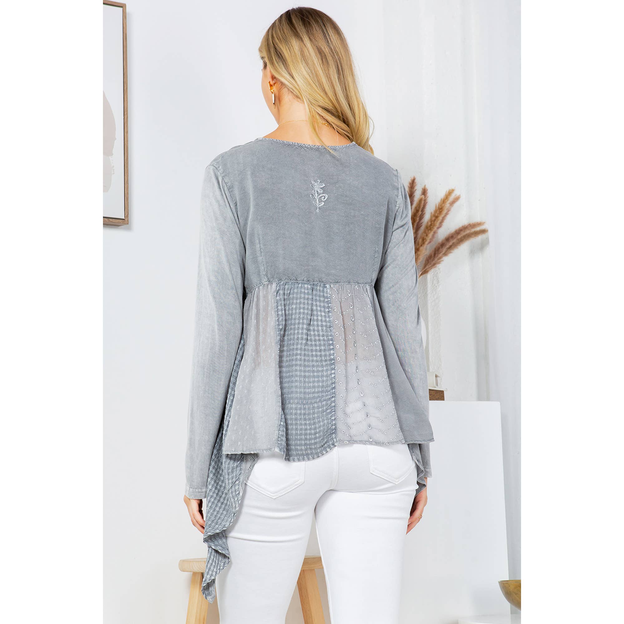 Young Threads - Wholesale Tunic - Women's - Bohemian Rhapsody: Stonewashed Rayon Women Top1