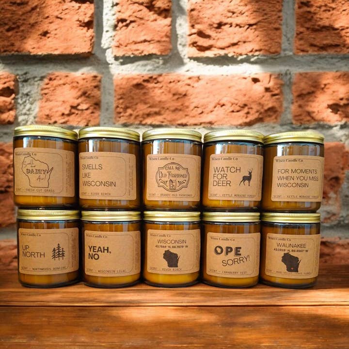 Wisconsin Candle Company - Wholesale Jar/Filled Candle - The Wisco Collection
