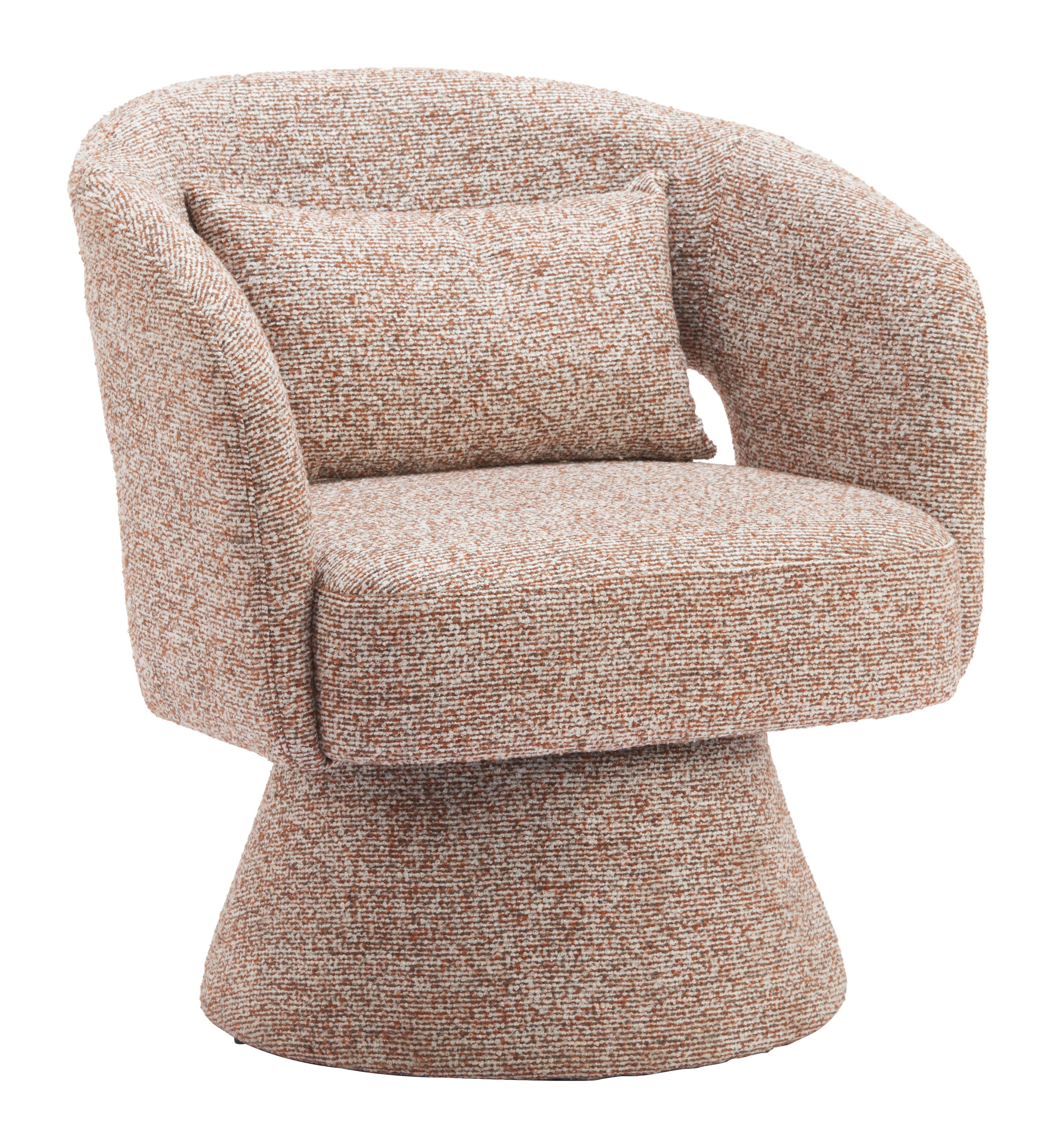 Zuo Modern - Wholesale Chair - Liva Swivel Chair Frosty Brown0