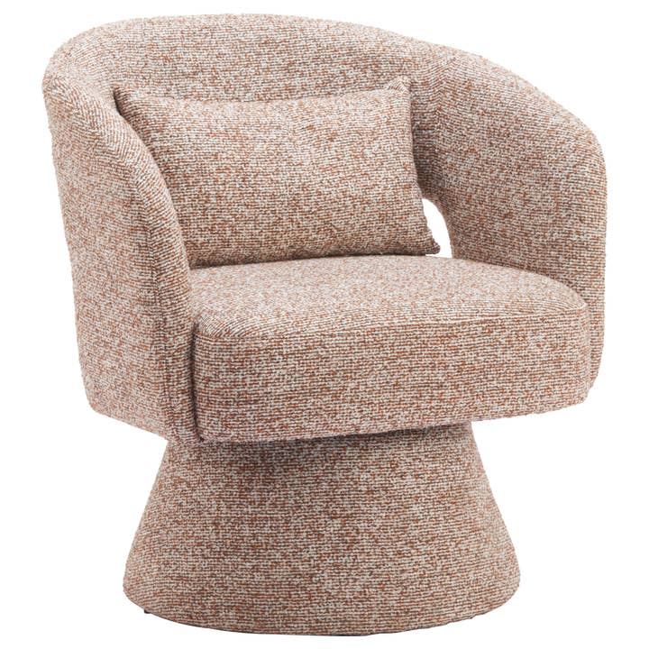 Zuo Modern - Wholesale Chair - Liva Swivel Chair Frosty Brown0