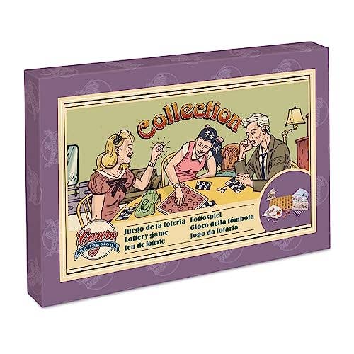 Lottery - + 8 ans - Jeu de société avec plateau en bois et jetons numérotés pour la vente par Cayro