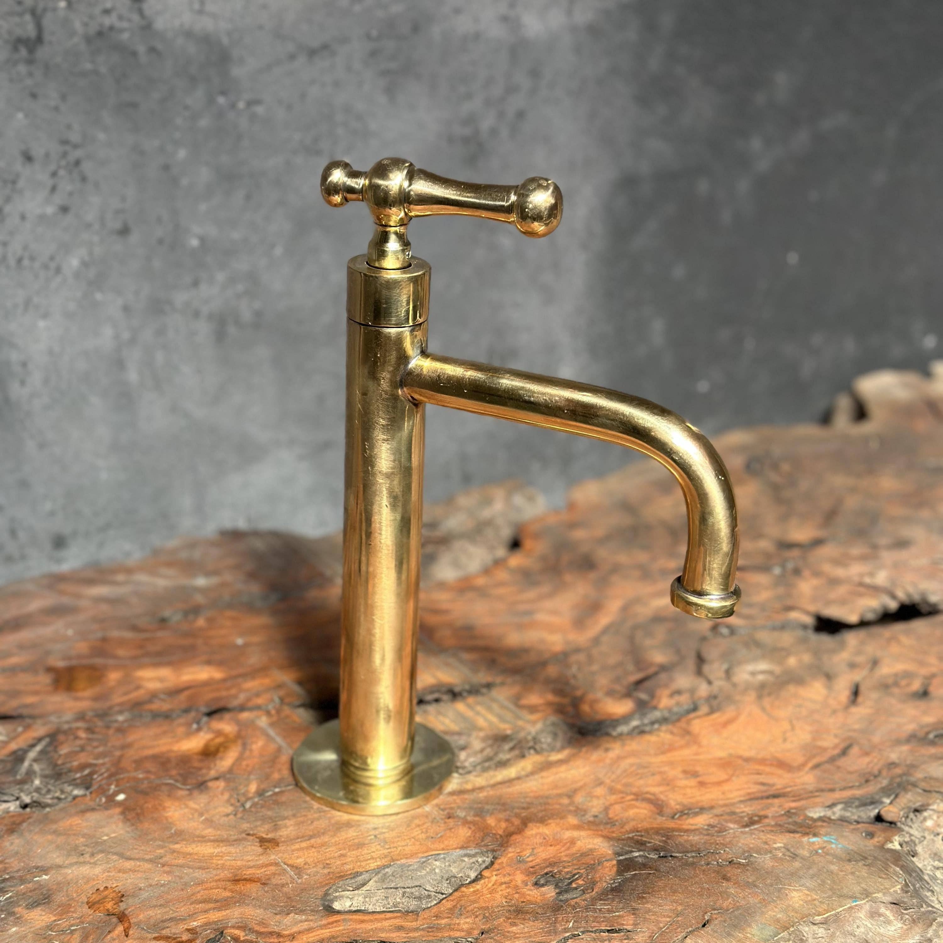 Artihand - Wholesale Kitchen Tool/Gadget - Unlacquered Brass Bathroom Faucet, Victorian Bathroom Faucet3