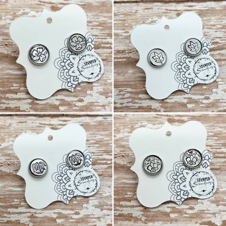 Stud Earrings Multi-Pack-Plant Mama Plant Lady Houseplant for wholesale by Stamped Serendipity