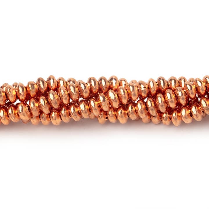 Beads of Cambay - Wholesale Beads - 4mm Polished Disc Beads5