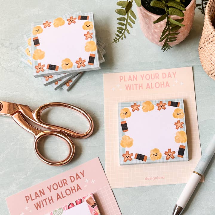 Popcorn & Arare - Sticky Note for wholesale by Design Jord